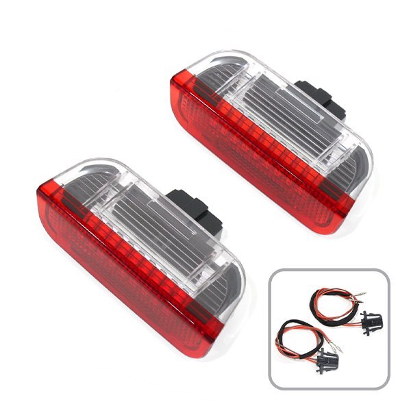 ю メール便 フォルクスワーゲン GOLF6/GOLF VI 5K 高輝度 LED カーテシランプ 2個(gè)セット キャンセラー內(nèi)蔵 36発 白 1K0947419A/1K0947419A