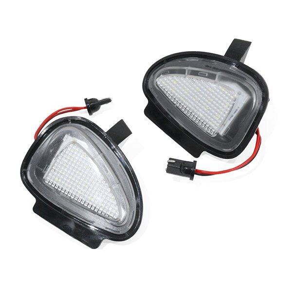 ю 【定形外】 フォルクスワーゲン ゴルフ カブリオレ LED アンダーサイドミラー ランプ 2個(gè) キャンセラー 計(jì)36発 白 6R0945291 6R0945292