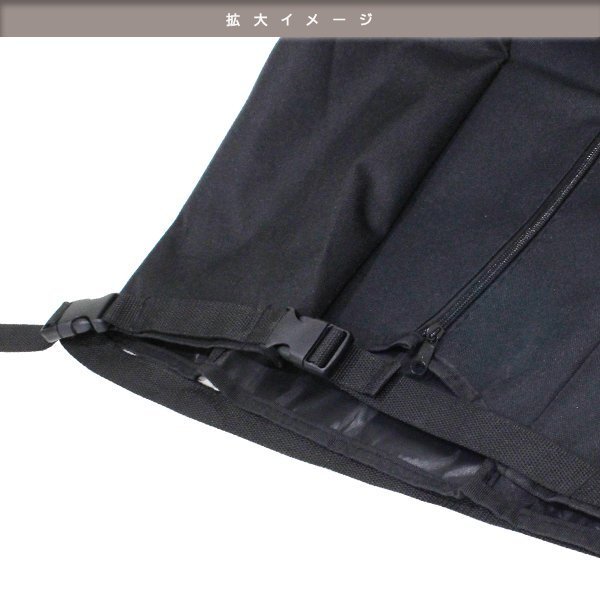 汎用 フードカバー ブラック キャディバッグ用 フリーサイズ 8.5～9.5型対応 ゴルフ バッグ カバー キャップ 防水 ベルクロ付き