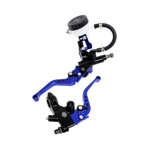 マスターシリンダー レバー セット カスタム バイク APE XR100 モンキー ゴリラ GROM ゼファーX Z750RS ZXR400 青