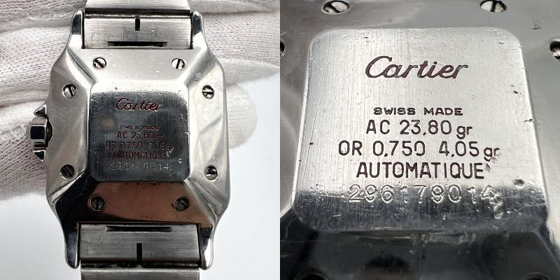  работа товар Cartier Cartier солнечный to ska reK18 750 SS нержавеющая сталь белый циферблат самозаводящиеся часы наручные часы Old начальная модель Vintage 