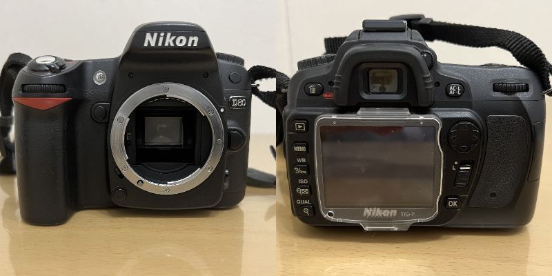 Nikon ニコン D80 一眼レフ アクセサリー まとめ レンズ 望遠(yuǎn) ライト テレコンバーター キャップ フィルター ケース 動(dòng)作未確認(rèn) ジャンク