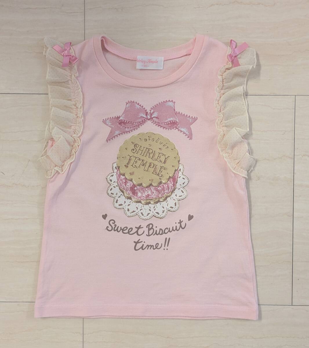 新品同様　シャーリーテンプル　Tシャツ　ノースリーブ　サイズ120