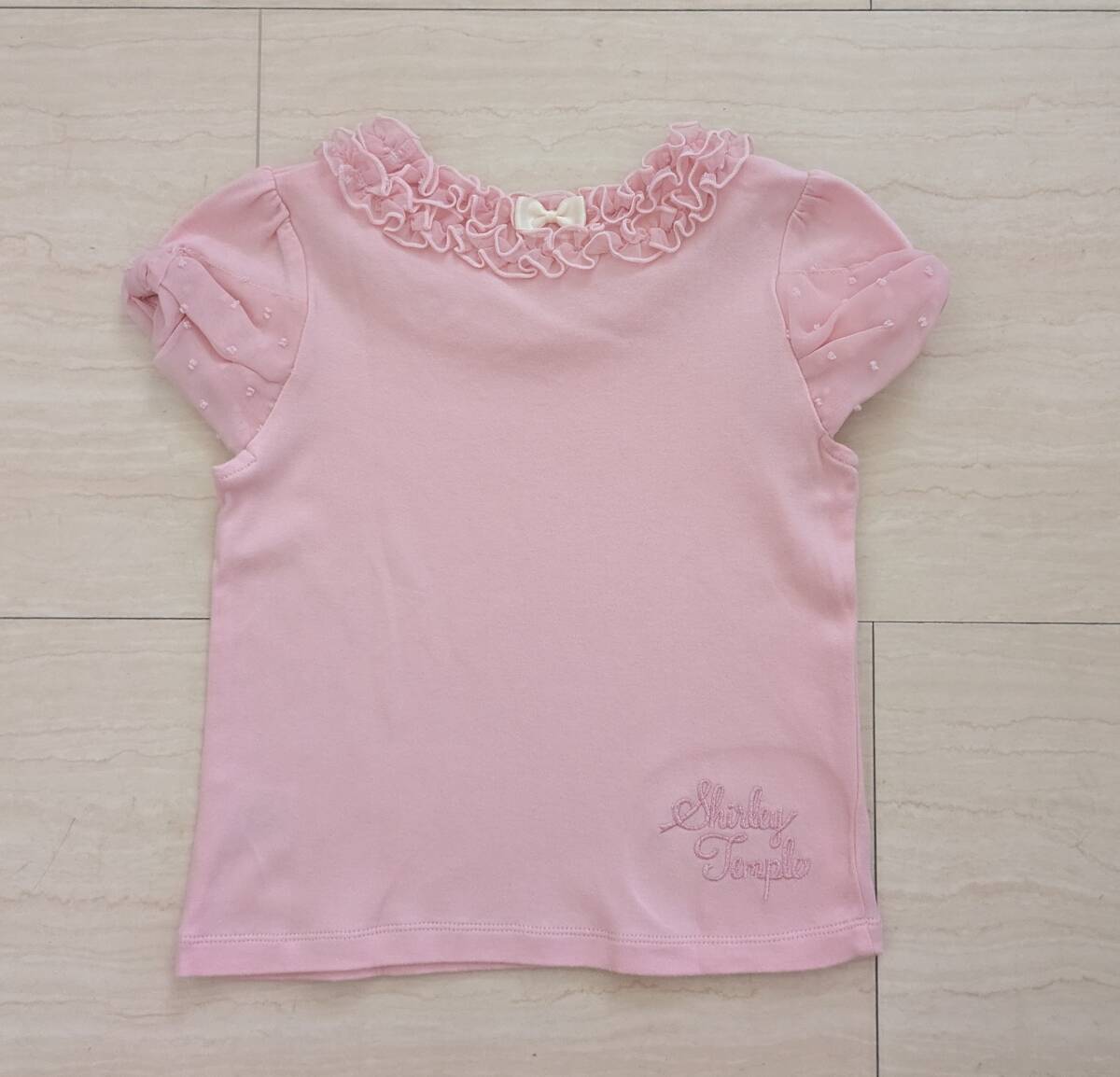 新品同様　シャーリーテンプル　キュートなデザイン　半袖Tシャツ　サイズ120