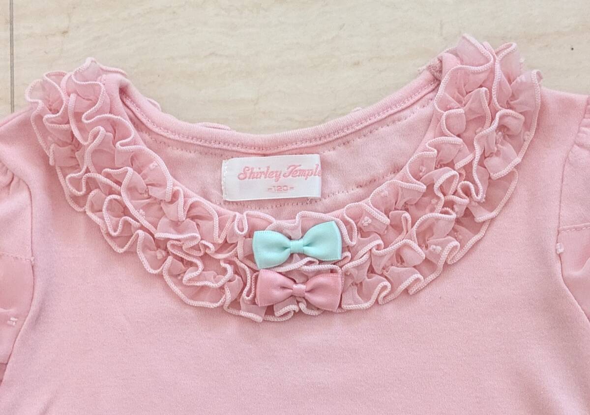 新品同様　シャーリーテンプル　キュートなデザイン　半袖Tシャツ　サイズ120