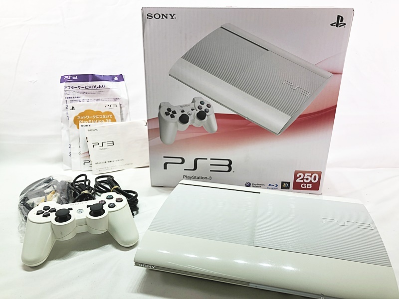 SONY PlayStation3 PlayStation 3 CECH-4000B LW Classic белый царапина есть пуск проверка settled PlayStation 3 включение в покупку OK 1 иен старт *S