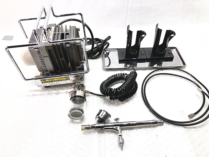 Mr.リニアコンプレッサー L5?PS-264エアブラシ　セット　箱無(wú)し　涂裝機(jī)器　同梱OK　1円スタート★H