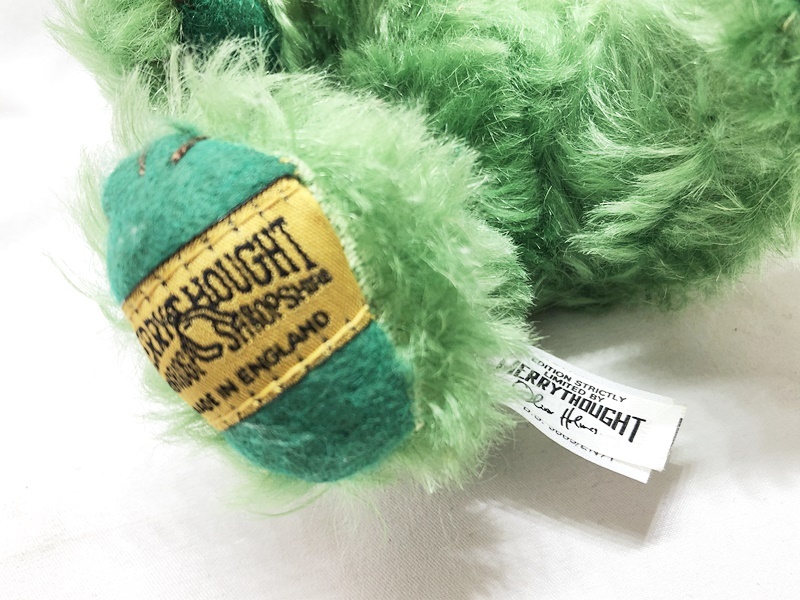MERRY THOUGHT CHEEKY GREEN BEAN　メリーソート チーキー　グリーンビーン　補(bǔ)足欄參照　 テディベア　同梱OK　1円スタート★S