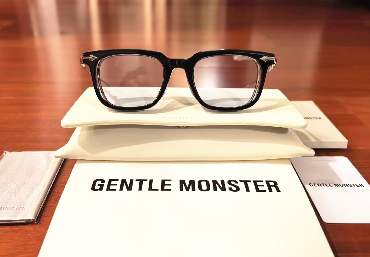 新品未使用※人気モデル*GENTLE MONSTER?ジェントルモンスター BOLD　登坂広臣 BTS 愛用?ブラック?サングラス?ブルー