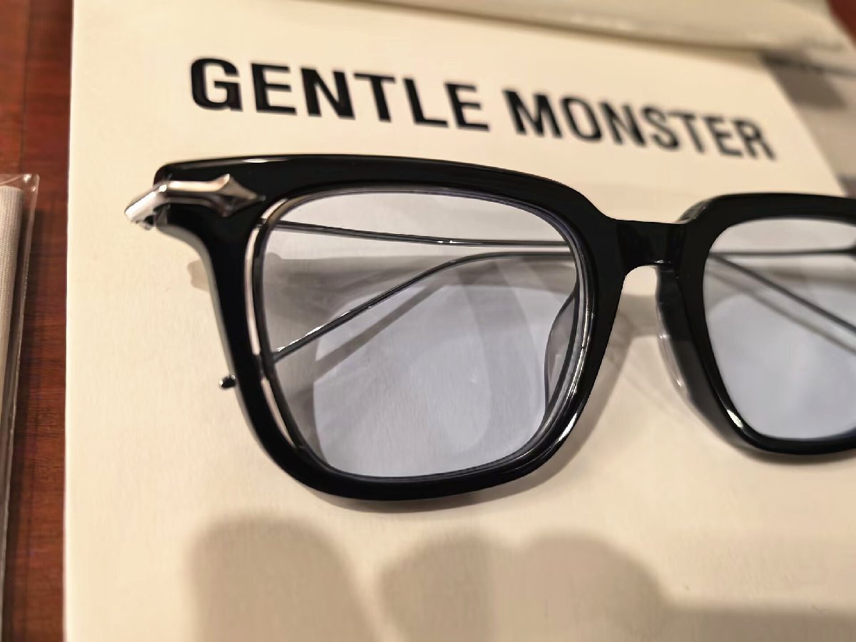 新品未使用※人気モデル*GENTLE MONSTER?ジェントルモンスター BOLD　登坂広臣 BTS 愛用?ブラック?サングラス?ブルー