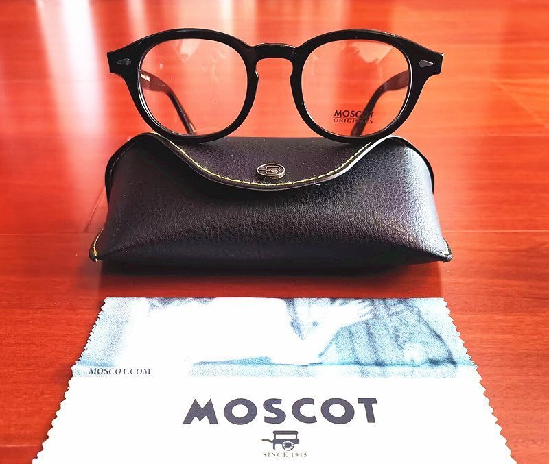 名作モデル☆新品☆ MOSCOT モスコット LEMTOSH レムトッシュ ウェリントン眼鏡 メガネ ?ジョニーデップ愛(ài)用モデル?黒