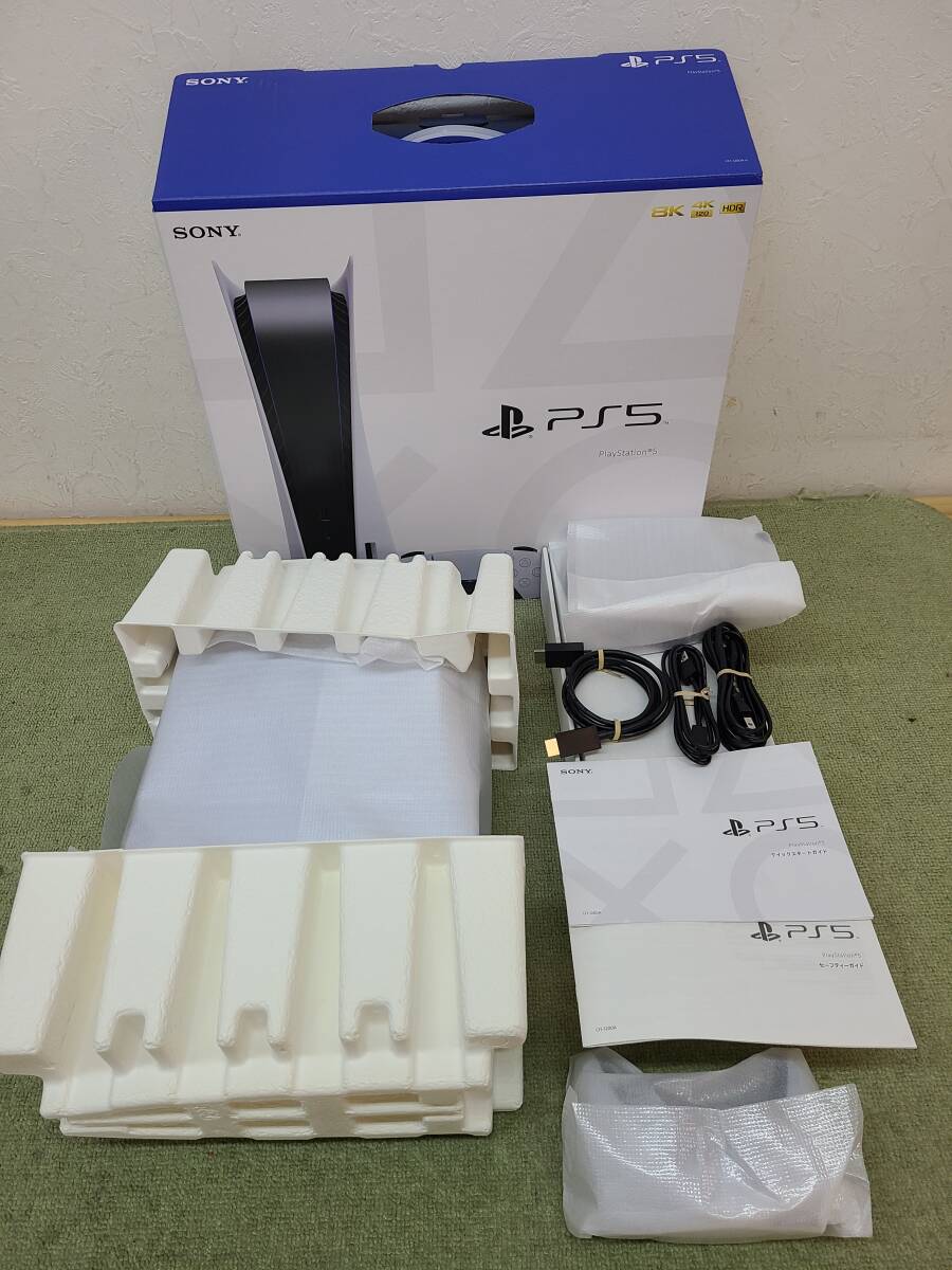 073-E23) 未使用品 SONY PS5 プレイステーション5 CFI-1200A 01 動作OK ②