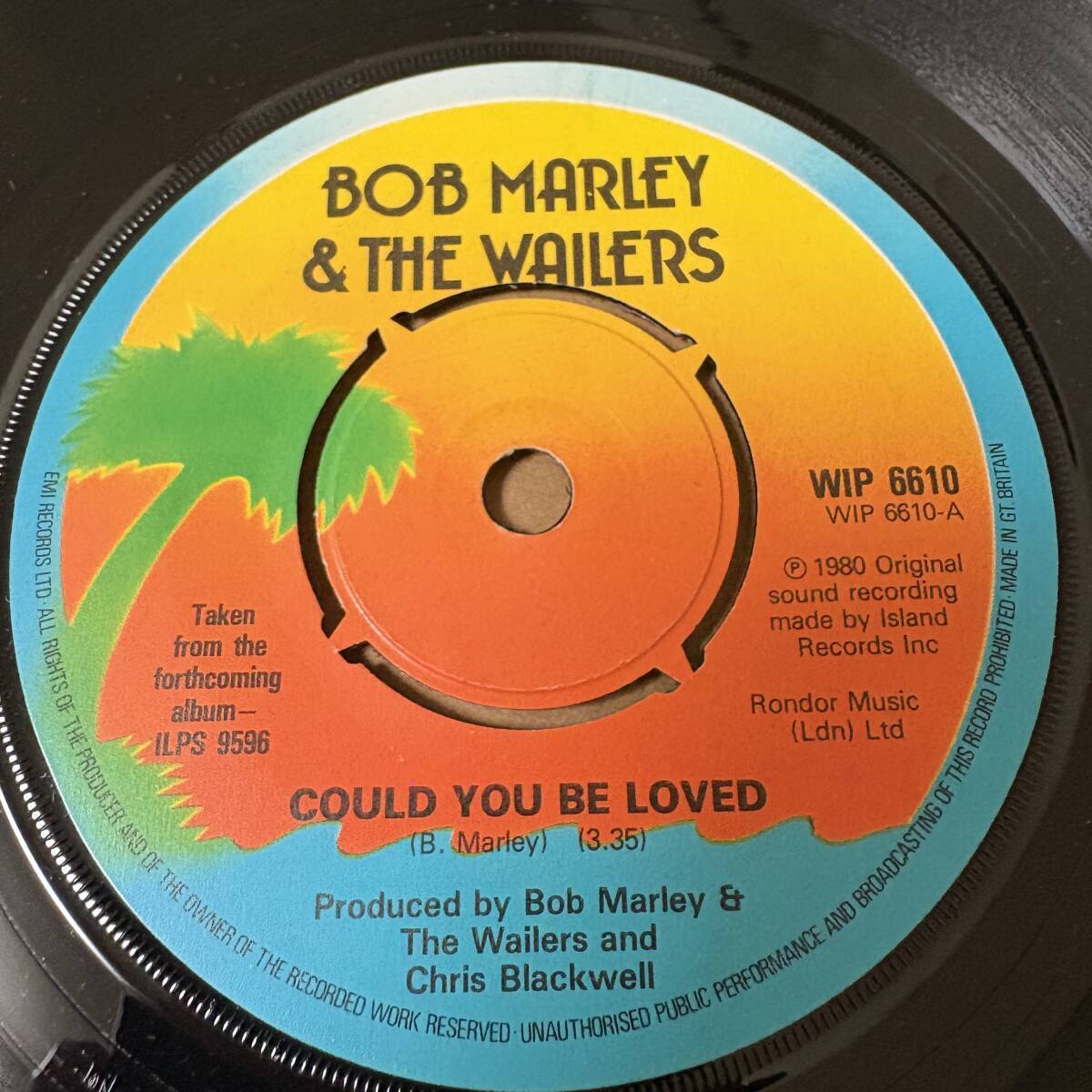 Bob Marley & The Wailers - Could You Be Loved / One Drop // Island Records 7inch / AA5542