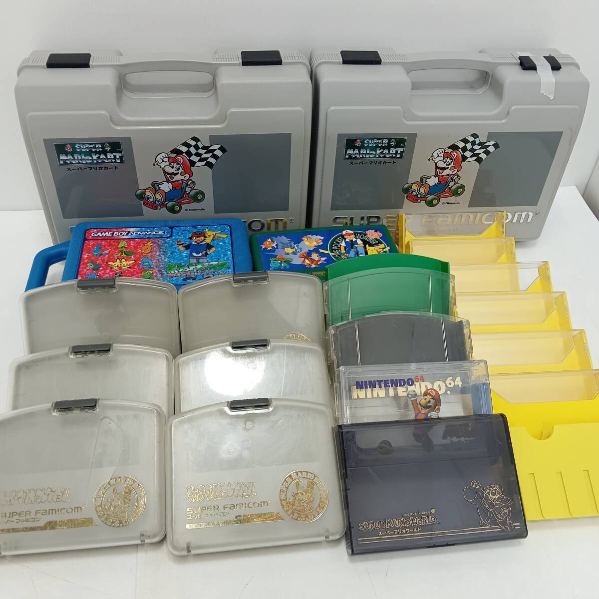 3t6623b3r итого 21 пункт Super Famicom 64 advance кейс для хранения Nintendo / nintendo продажа комплектом Mario Pokemon yosi-