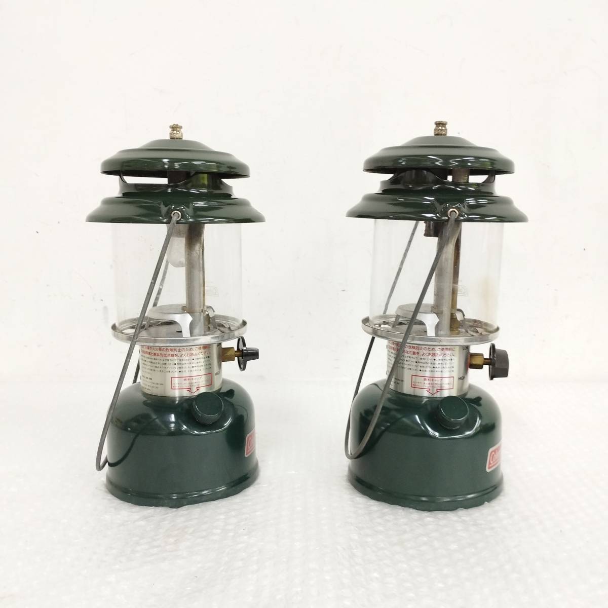 25名/A044223-1/MR3000/V071-534/【名古屋引取り限定】Coleman コールマン ADJUSTABLE ONE MANTLE MODEL 286?288 ランタン 2點まとめ