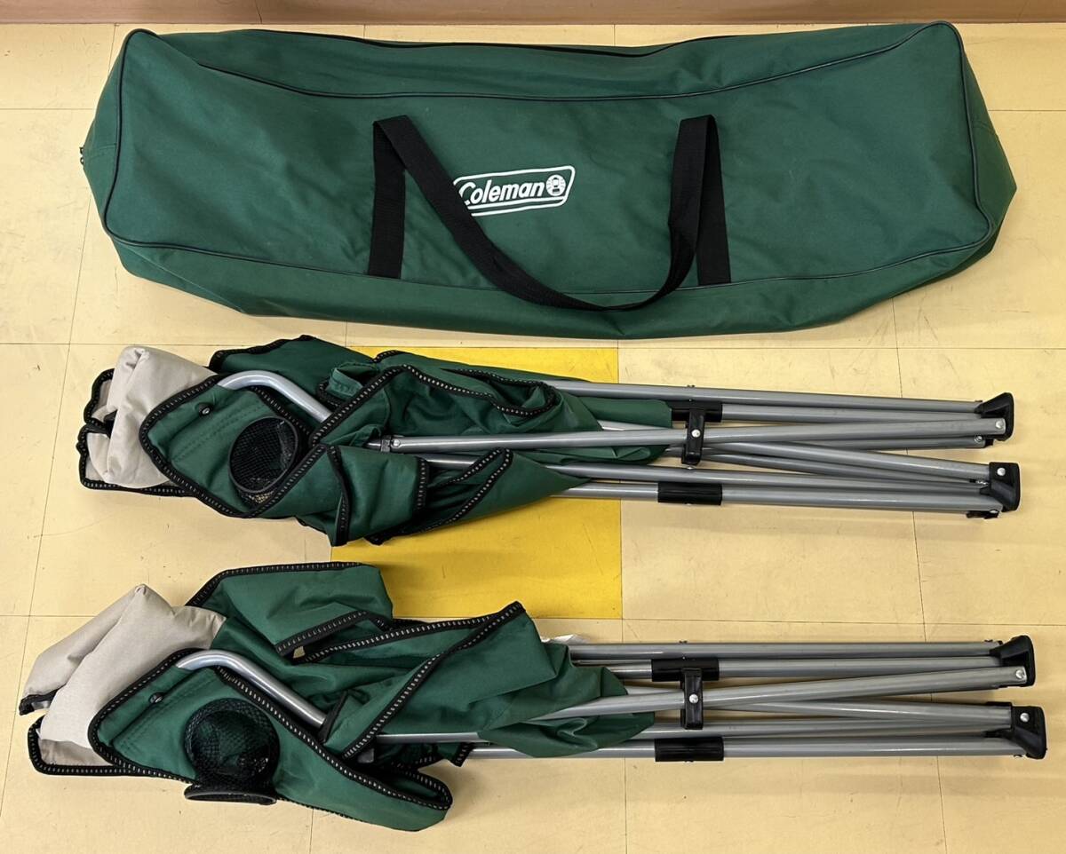 25名/A044414-2/MR0/M071-9/【名古屋】Coleman コールマン CHAIR SET チェアセット MODEL 170-7611