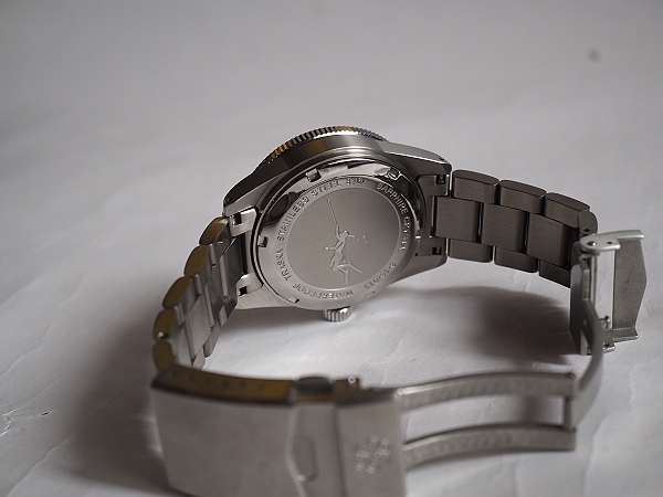 送料無料 美品 レア Traska Freediver 1st Grey 限定グレー文字盤