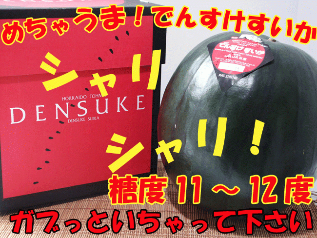 でんすけすいか6Lサイズ以上(ランク秀品、11kg以上)日本農(nóng)業(yè)賞大賞受賞 北海道産スイカ 當(dāng)麻町名産西瓜 送料無料