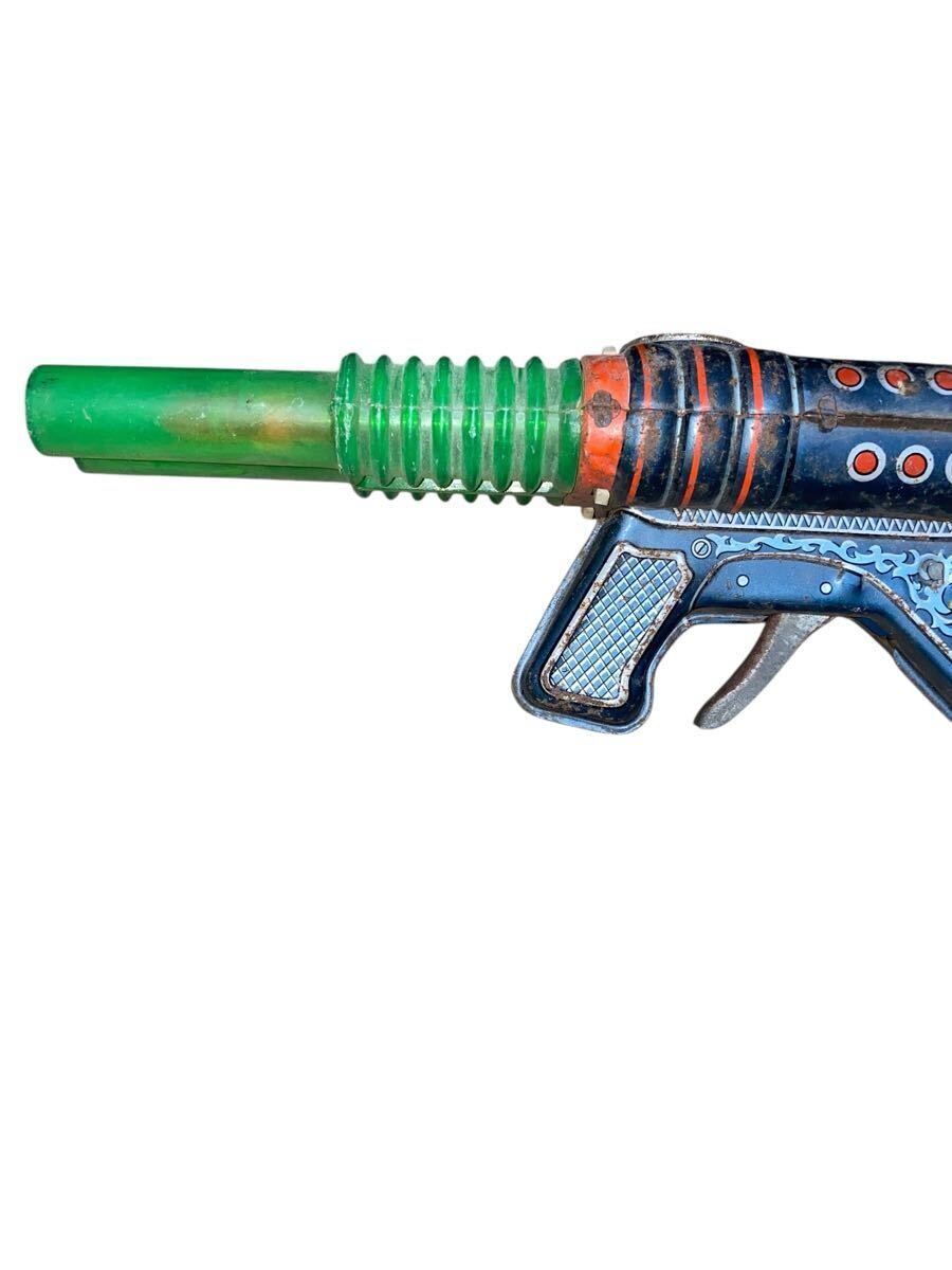  труба :S388 Showa Retro Showa 40 годы . магазин SPACE RAY GUN Space Ray gun космос ружье жестяная пластина производства 