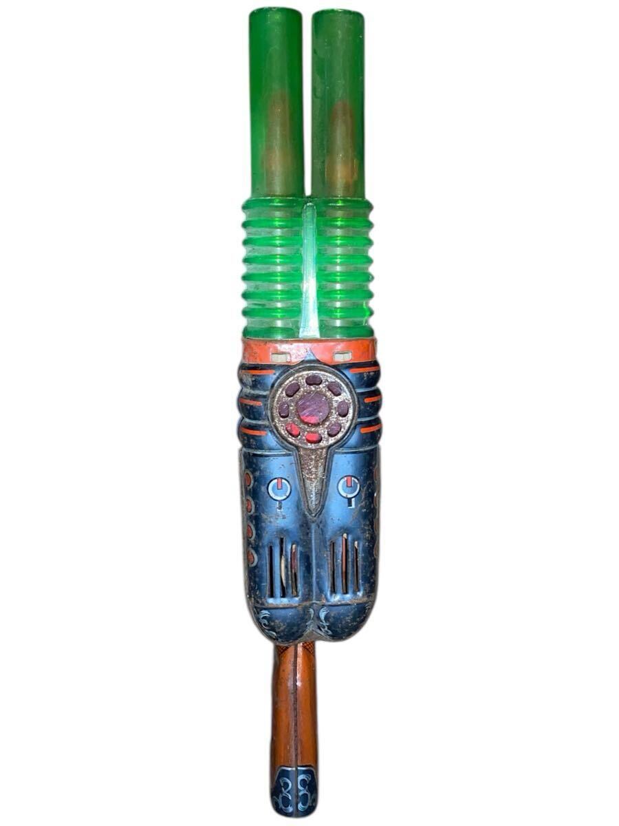  труба :S388 Showa Retro Showa 40 годы . магазин SPACE RAY GUN Space Ray gun космос ружье жестяная пластина производства 