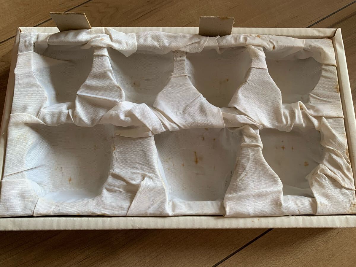 未使用長期保管品 美術 九谷焼 小茶器 竹仙人 7個セット 煎茶碗 茶器揃 酒盃 セット 煎茶器 明様五彩の古九谷の画風_画像9