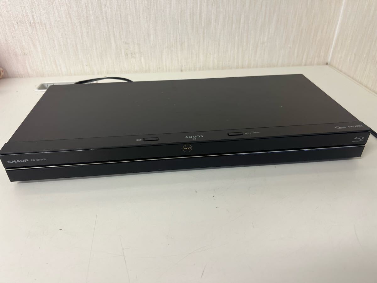 SHARP シャープ ブルーレイレコーダー AQUOS BD-NW1000 2016年（1222）
