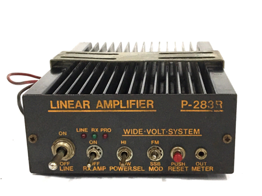 H L. 2k リニアアンプ Yahoo!オークション - リニアアンプ P-283R 現状品 通電動作