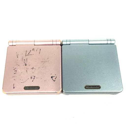 1 иен nintendo Game Boy Advance SP AGS-001 корпус голубой розовый 2 позиций комплект текущее состояние товар 
