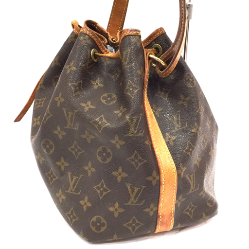 ルイヴィトン モノグラム プチノエ 巾著 ショルダーバッグ レディース ファッション雑貨 LOUIS VUITTON QH065-7