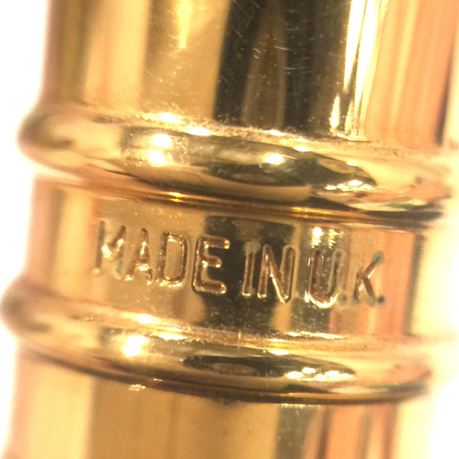 パーカー ツイスト式 ボールペン インクあり 全長約13.3cm ブラック×ゴールドカラー 文房具 PARKER QD053-24