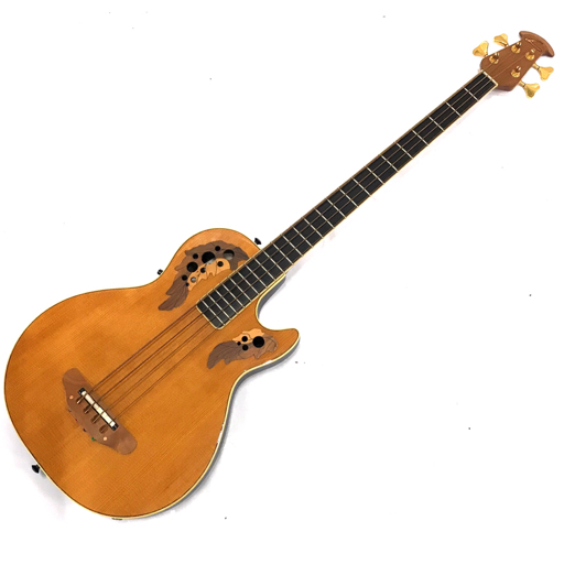 1円 Ovation オベーション エレアコベース EAB68-4 513726 純正ハードケース付き 出音確認(rèn)済み