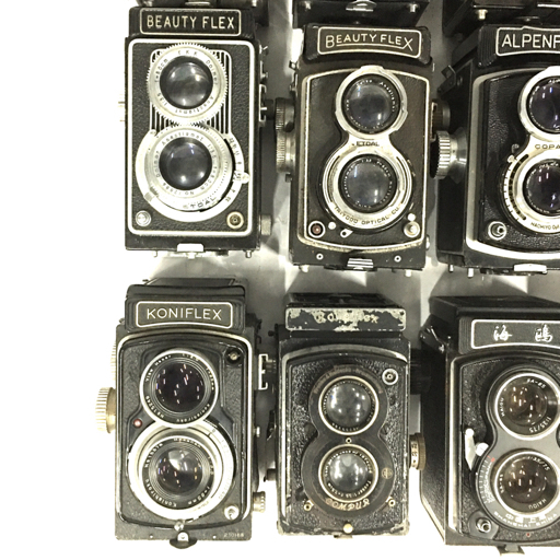 【計(jì)16臺(tái) まとめ】 Rolleiflex ローライフレックス / Yashica Flex ヤシカフレックス 他 二眼レフ カメラ セット