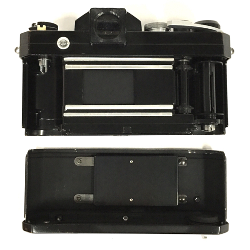 1円 Nikon F アイレベル フィルムカメラ ブラック ボディ 光學機器 C151449
