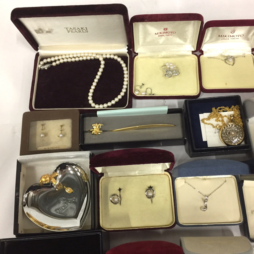 1円 ミキモト K18 金具 パール付きイヤリング 含む TASAKI MIKIMOTO アクセサリー 雑貨 まとめ 総重量約2.4kg