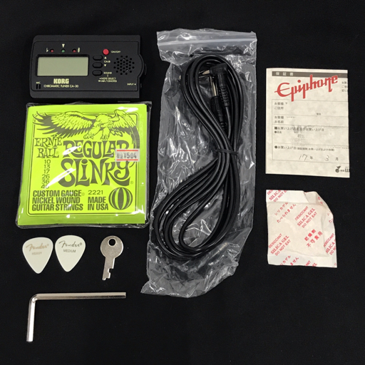 1 иен Epiphone semi ako электрогитара CASINO NA R04I0587 оригинальный жесткий чехол имеется . звук подтверждено Epiphone