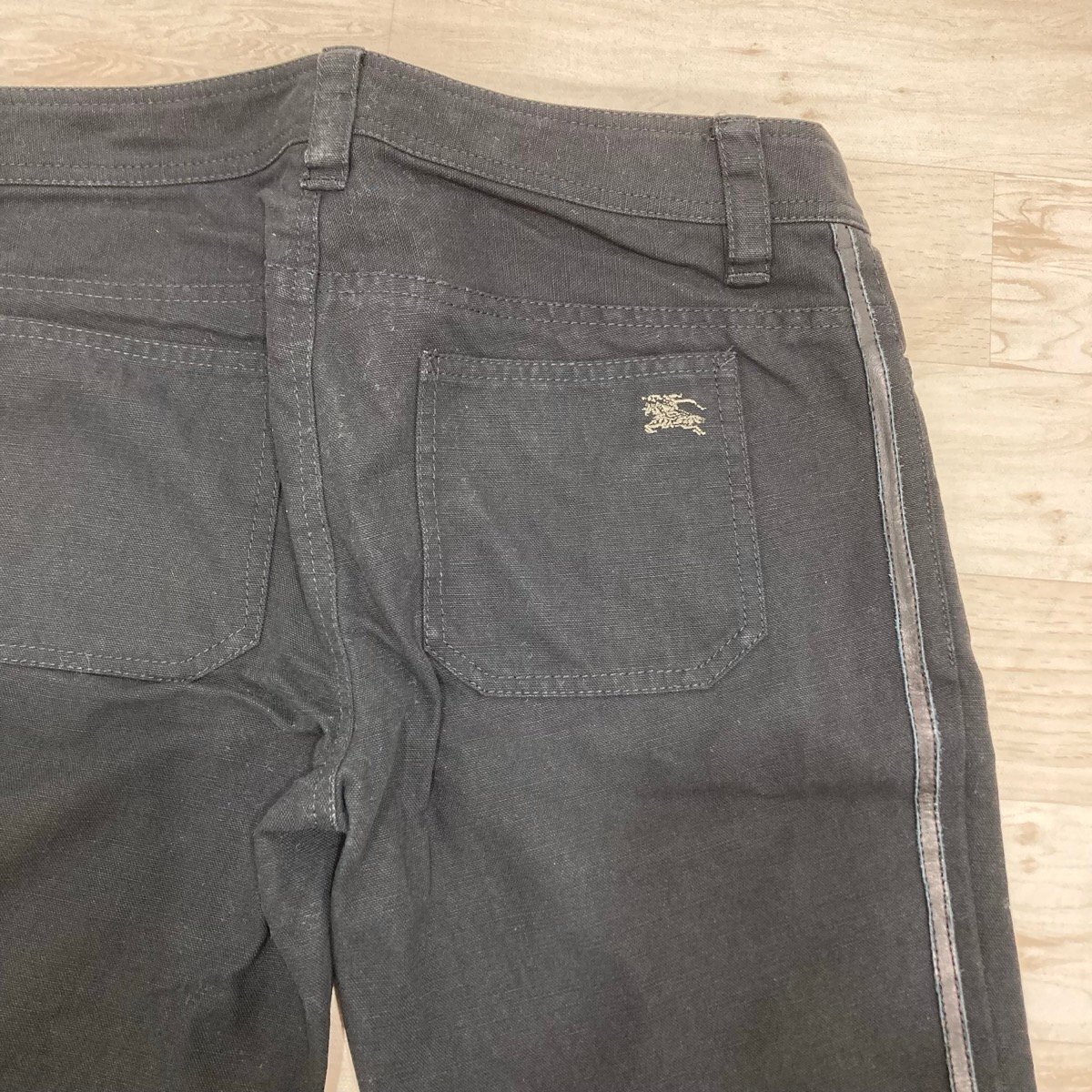 BURBERRY BLUE LABEL バーバリー ブルーレーベル クロップドパンツ サイズ36 レディース[F5203]