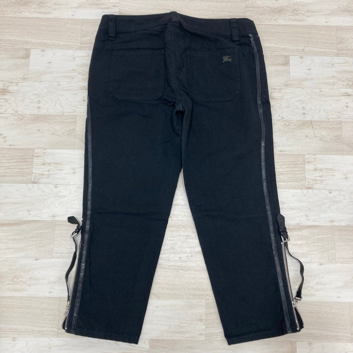 BURBERRY BLUE LABEL バーバリー ブルーレーベル クロップドパンツ サイズ36 レディース[F5203]