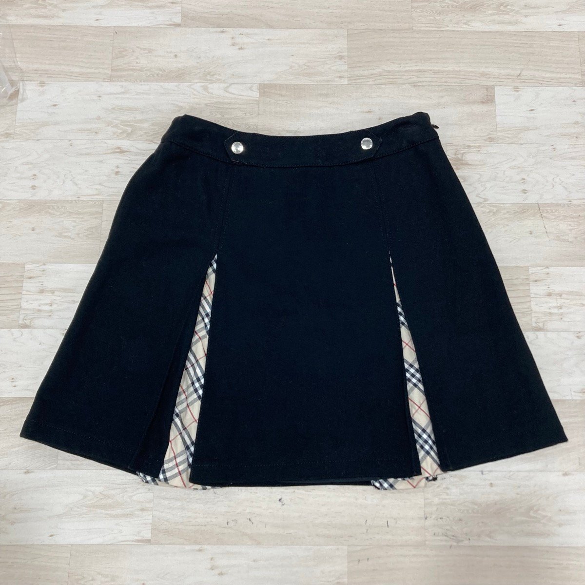 新品✨】BURBERRY LONDON スカート ブラック 38 タイト BURBERRY LONDON スカート ブラック チェック柄 ミニ丈 160