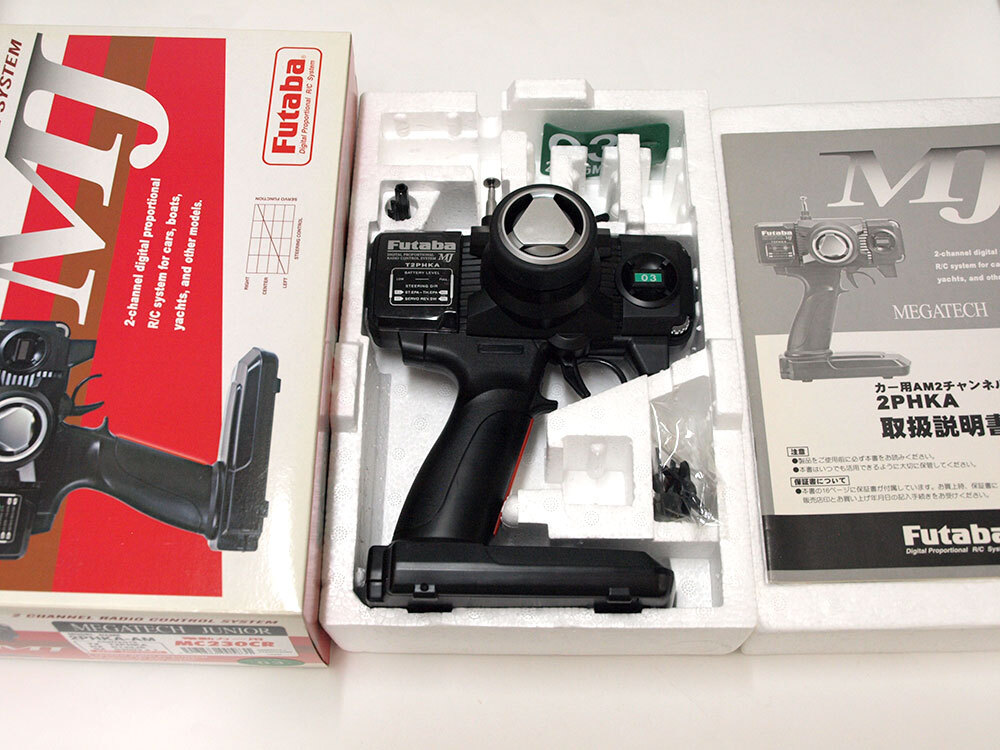 フタバメガテックジュニア送信機と受信機 Yahoo!オークション - 【M1720】フタバ メガテック ジュニア MJ