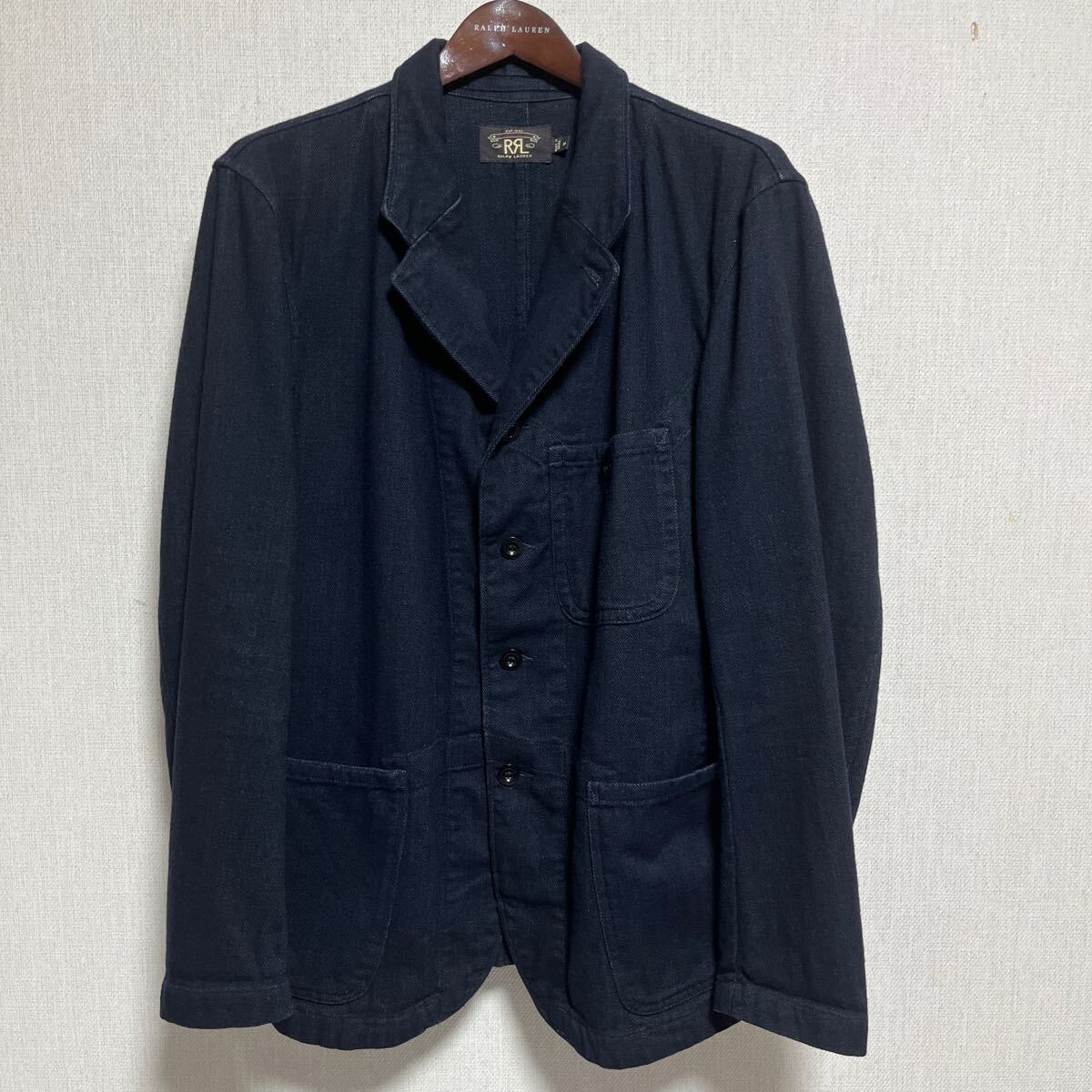 RRL ダブルアールエル　SPORTS COAT インディゴ　コットンウールブレンド　スポーツコート　 ジャケット　サイズ M