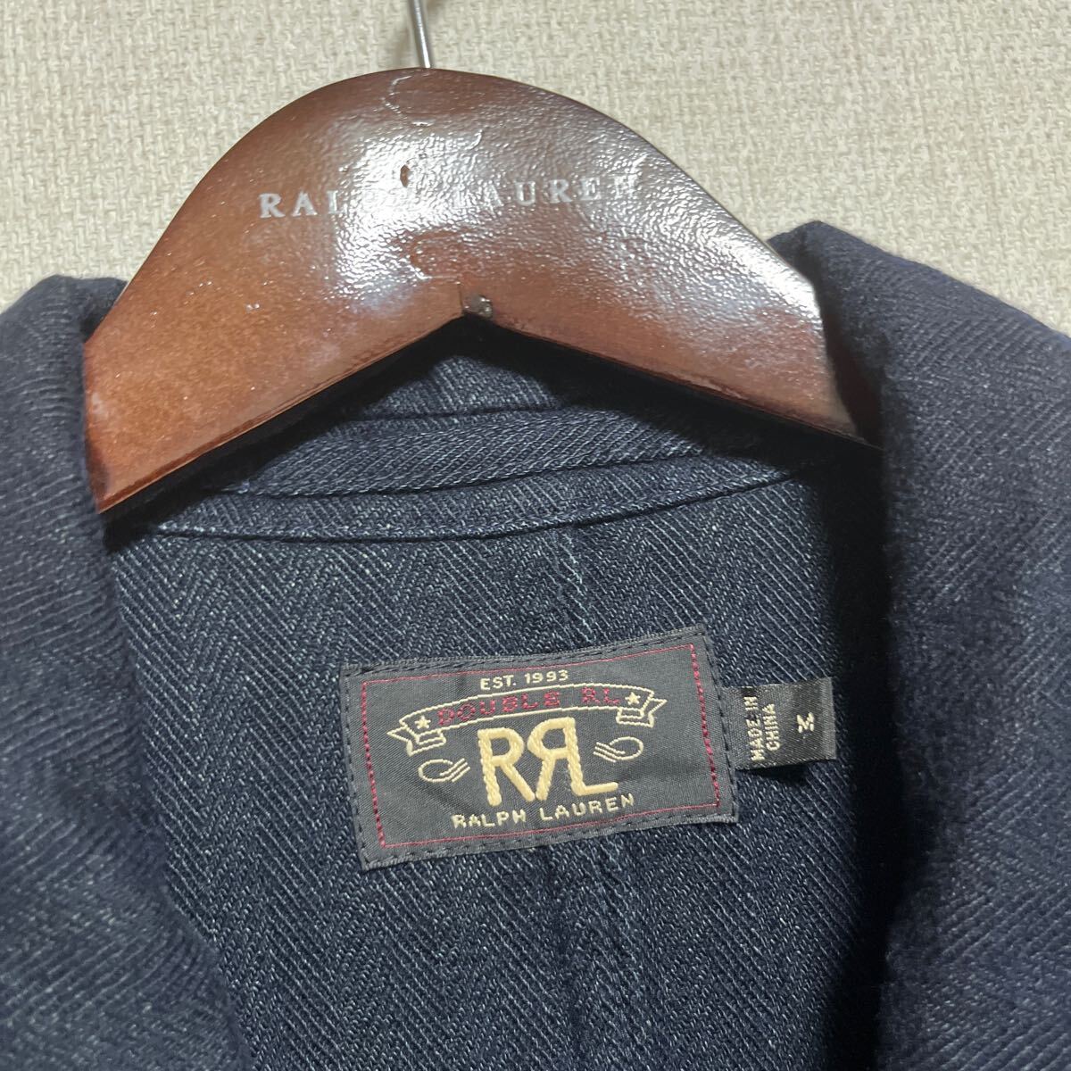 RRL ダブルアールエル　SPORTS COAT インディゴ　コットンウールブレンド　スポーツコート　 ジャケット　サイズ M