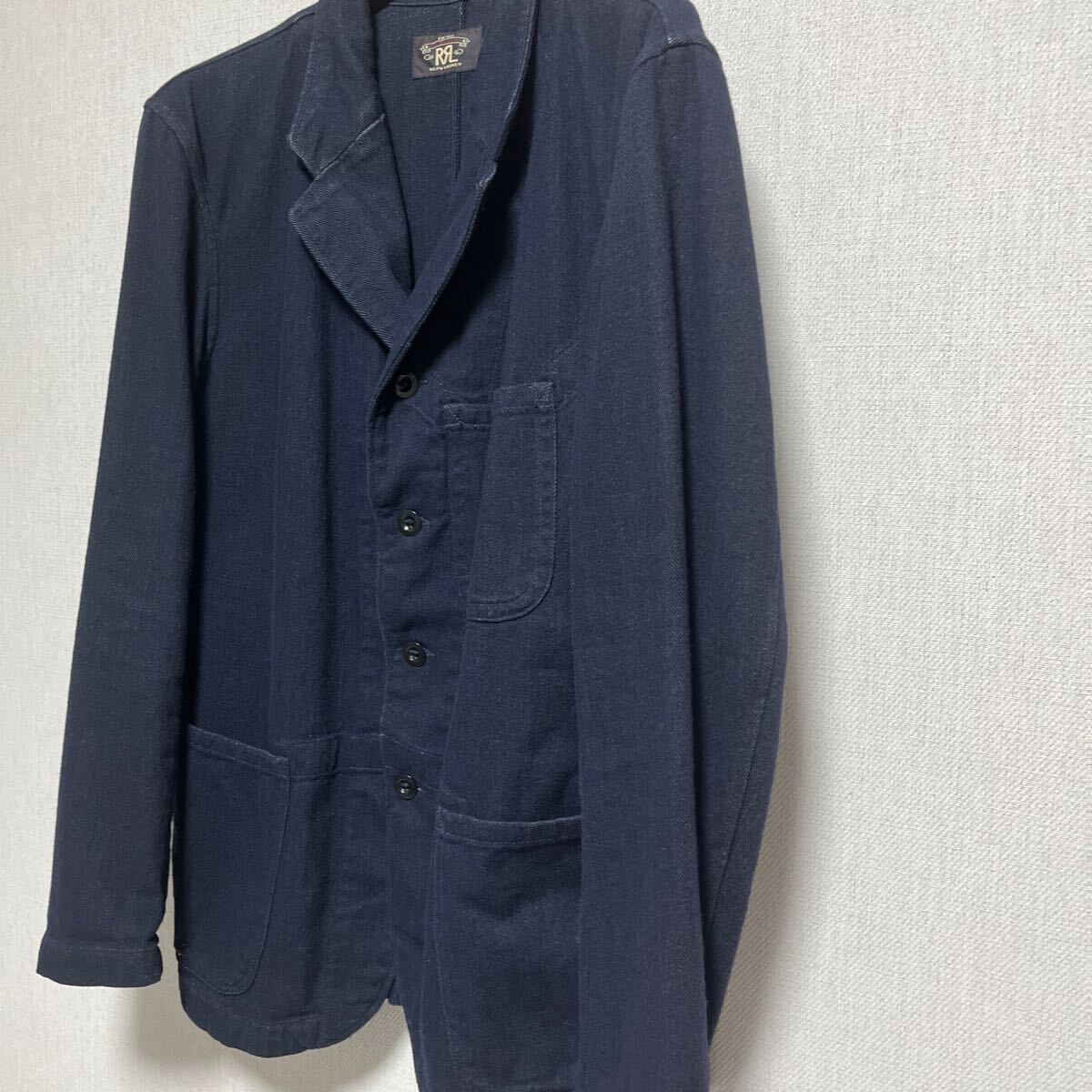RRL ダブルアールエル　SPORTS COAT インディゴ　コットンウールブレンド　スポーツコート　 ジャケット　サイズ M