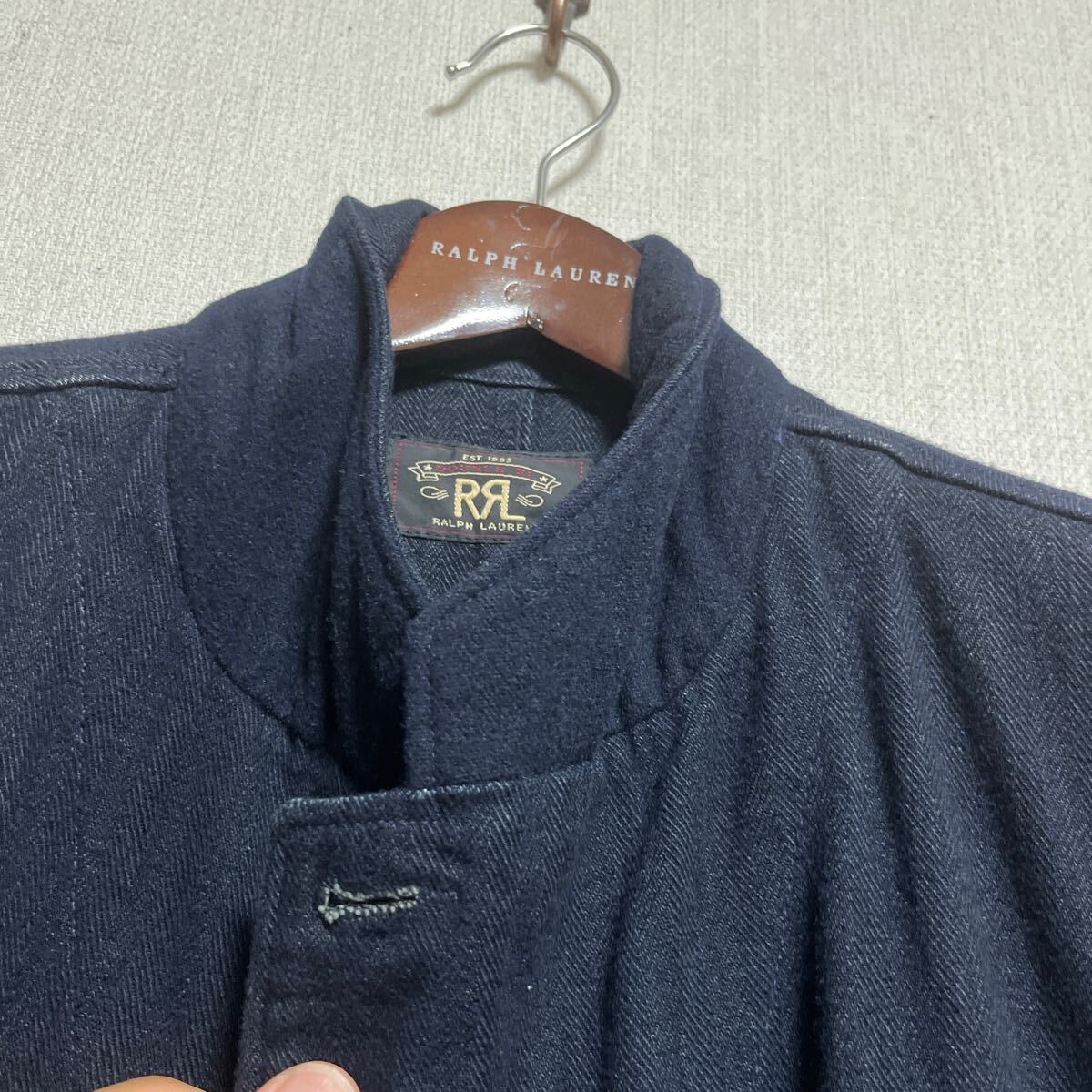 RRL ダブルアールエル　SPORTS COAT インディゴ　コットンウールブレンド　スポーツコート　 ジャケット　サイズ M