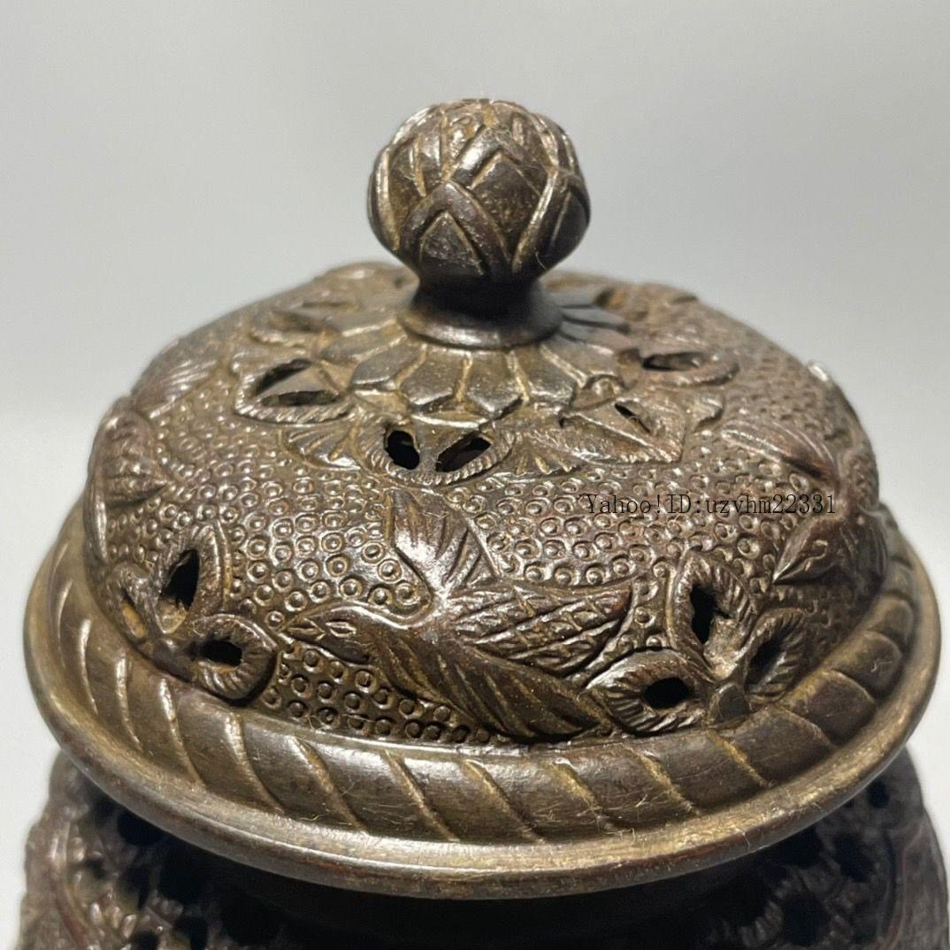 銅 細工 茶道具 香道具 五足帝王炉 鳳凰盤香炉 工芸品 美術品 置物 銅 細工 茶道具 香道具 五足帝王炉 鳳凰盤香炉 工芸品 美術品