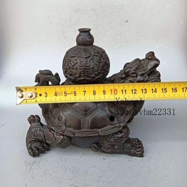 銅器 竜亀薫香炉 茶道具 香道具 工芸品 美術品 置物 銅器 竜亀薫香炉 茶道具 香道具 工芸品 美術品 置物
