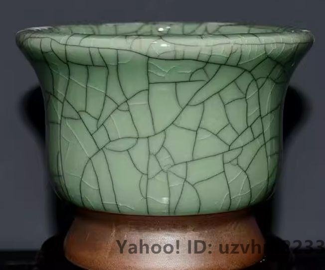 冰裂开片鉢 盆栽鉢 植木鉢 小品盆栽鉢 大品盆栽鉢