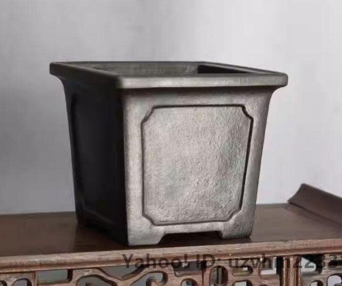 紫泥胴紐楕円鉢〔阿曼陀室〕 | 盆栽、盆栽書籍、盆栽鉢の通販