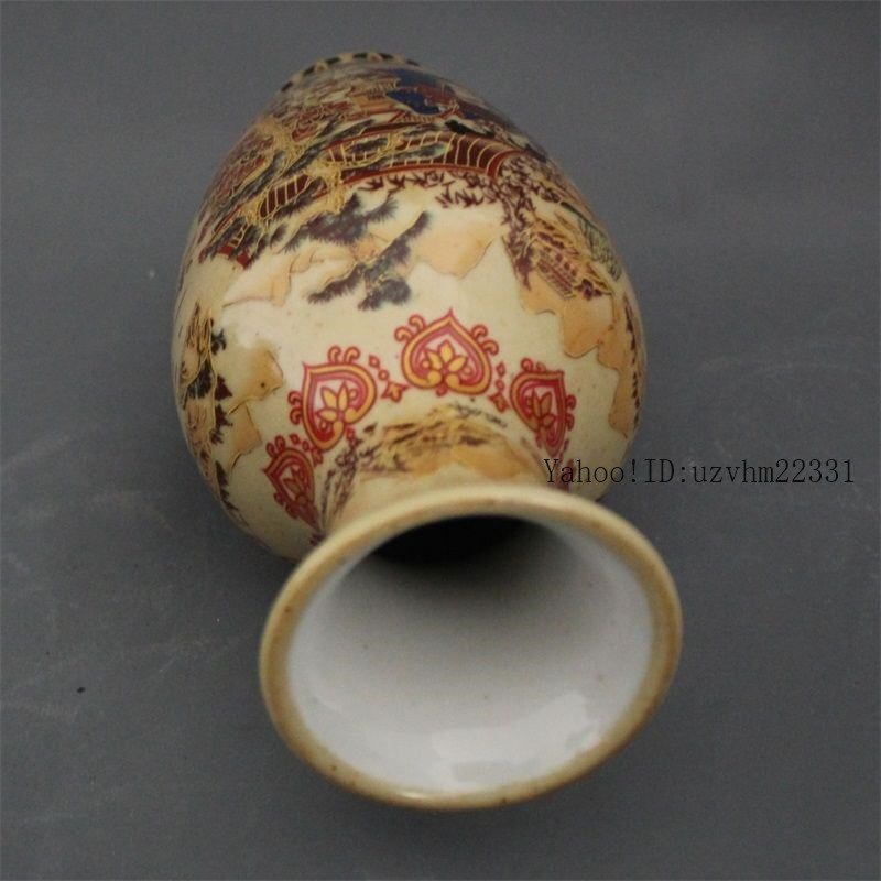 乾隆粉彩仕女図花瓶 景徳鎮 陶磁器 装飾品 現代工芸品美術品