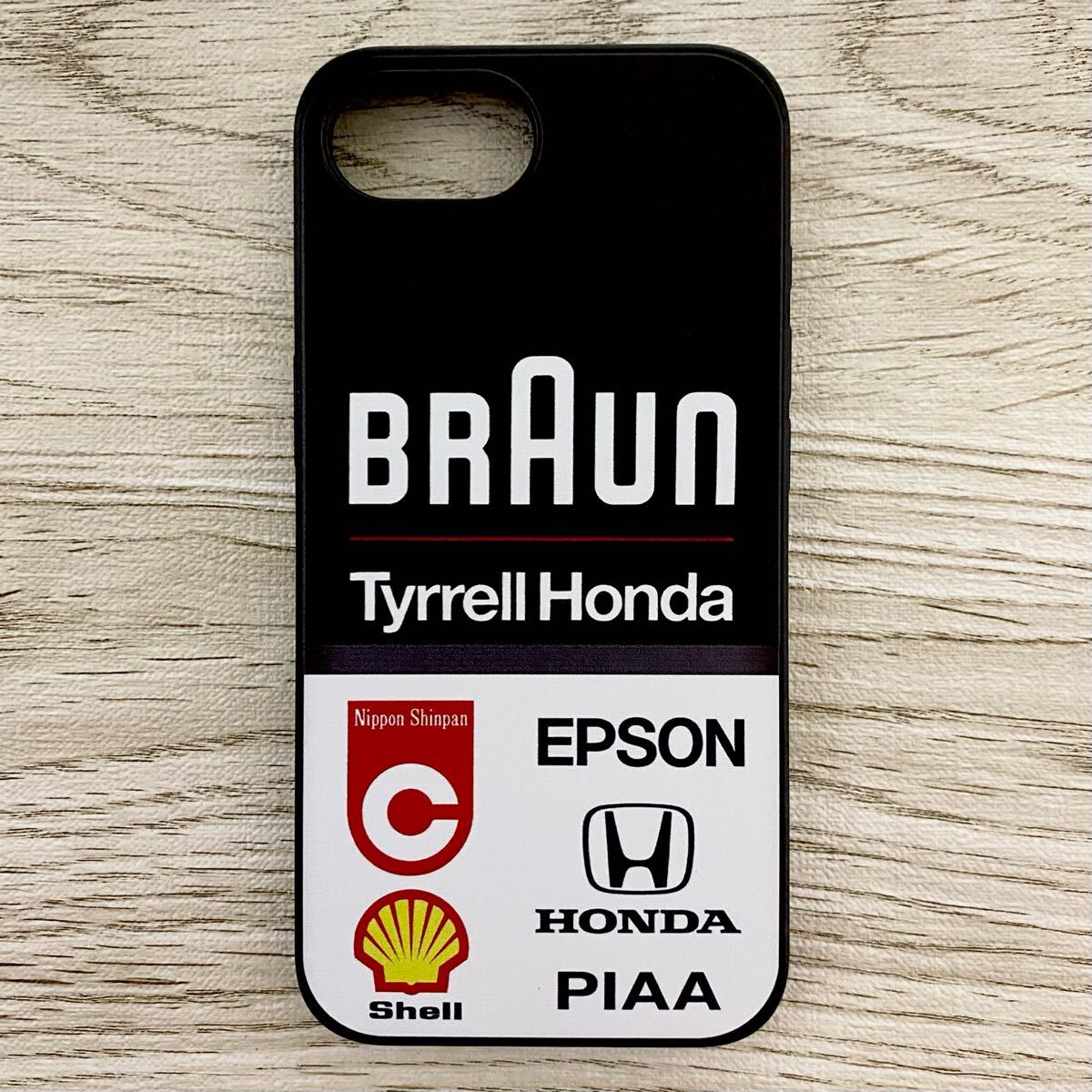 ブラウン ティレル ホンダ iPhone 16e ケース F1 Tyrrell 020 中嶋悟 ステファノ・モデナ スマホ