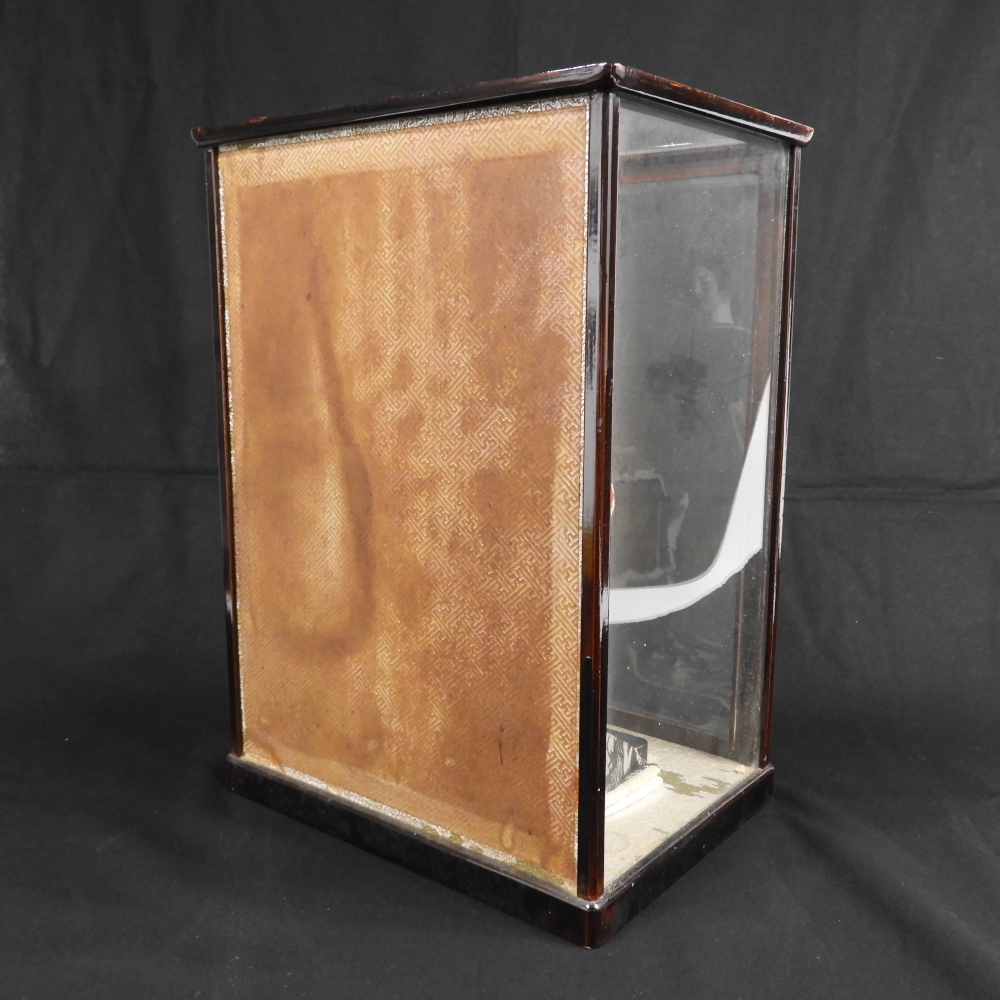 日本人形 ケース入り 美人人形 和装 舞妓 芸者 JAPANESE VINTAGE ANTIQUE DOLL GEISHA MAIKOSAN レトロ 着物 三味線 _画像2